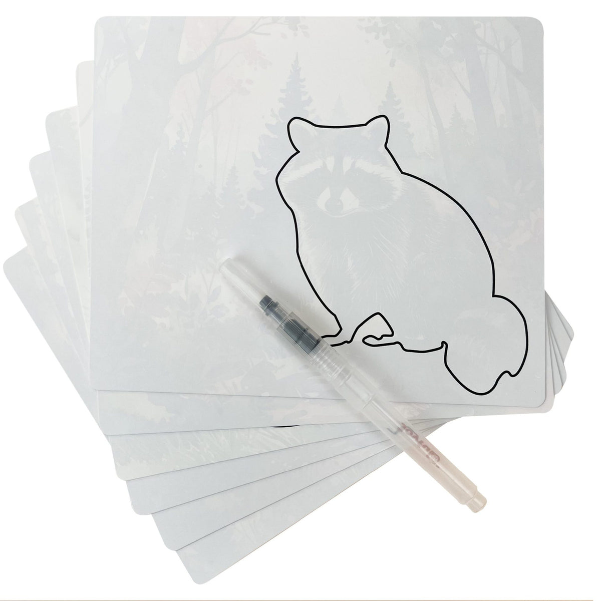Peinture à l'eau Animaux sauvages, vue 3