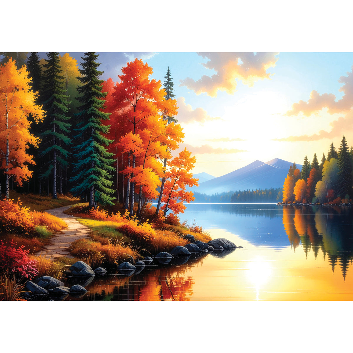Casse-tête automne 24 morceaux, Joyful