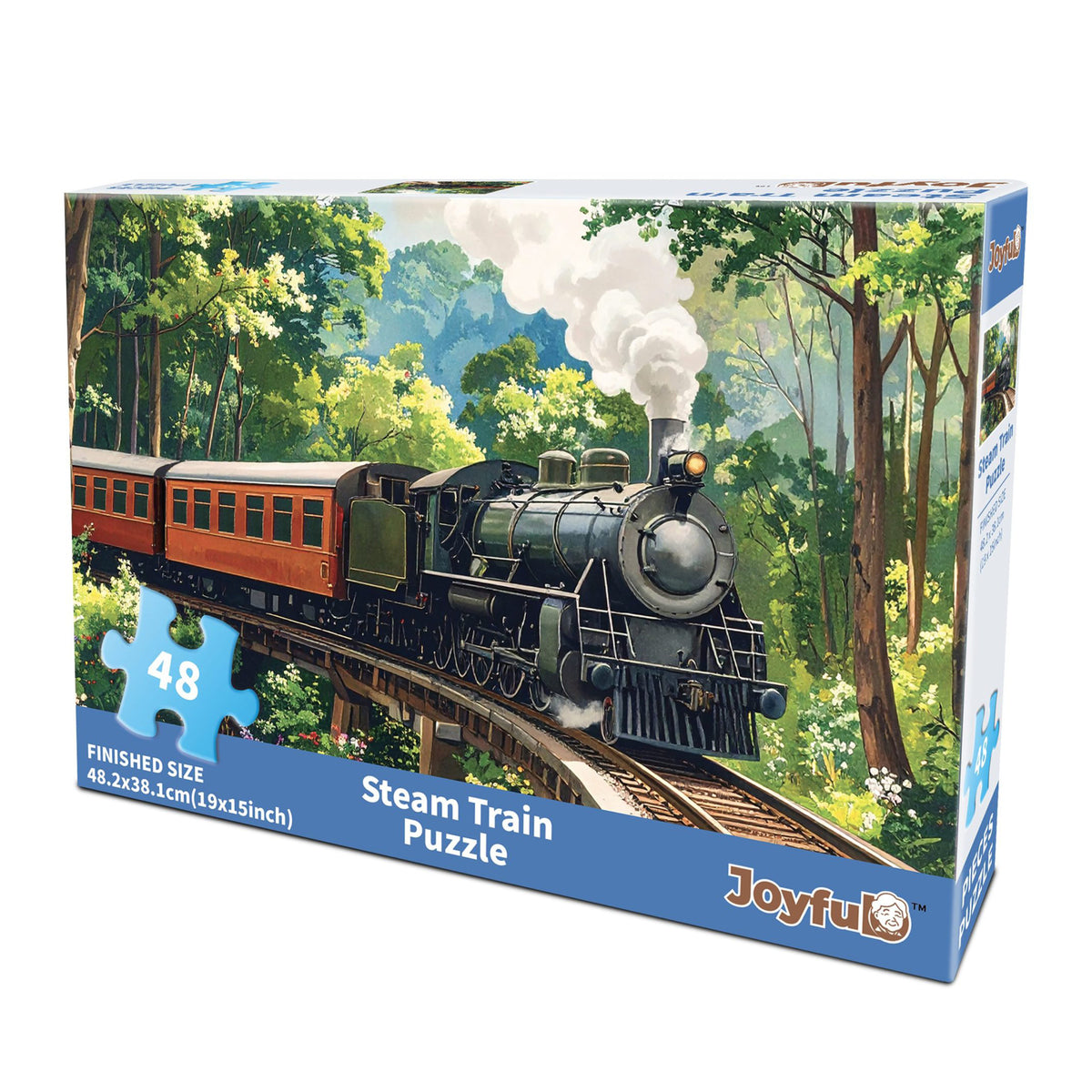 Casse-tête train 48 morceaux, Joyful