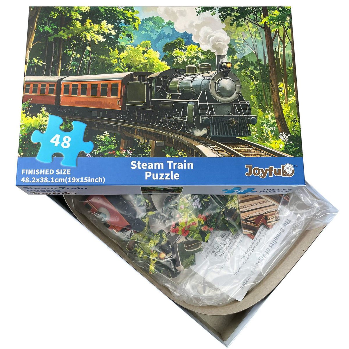 Casse-tête train 48 morceaux, vue 4