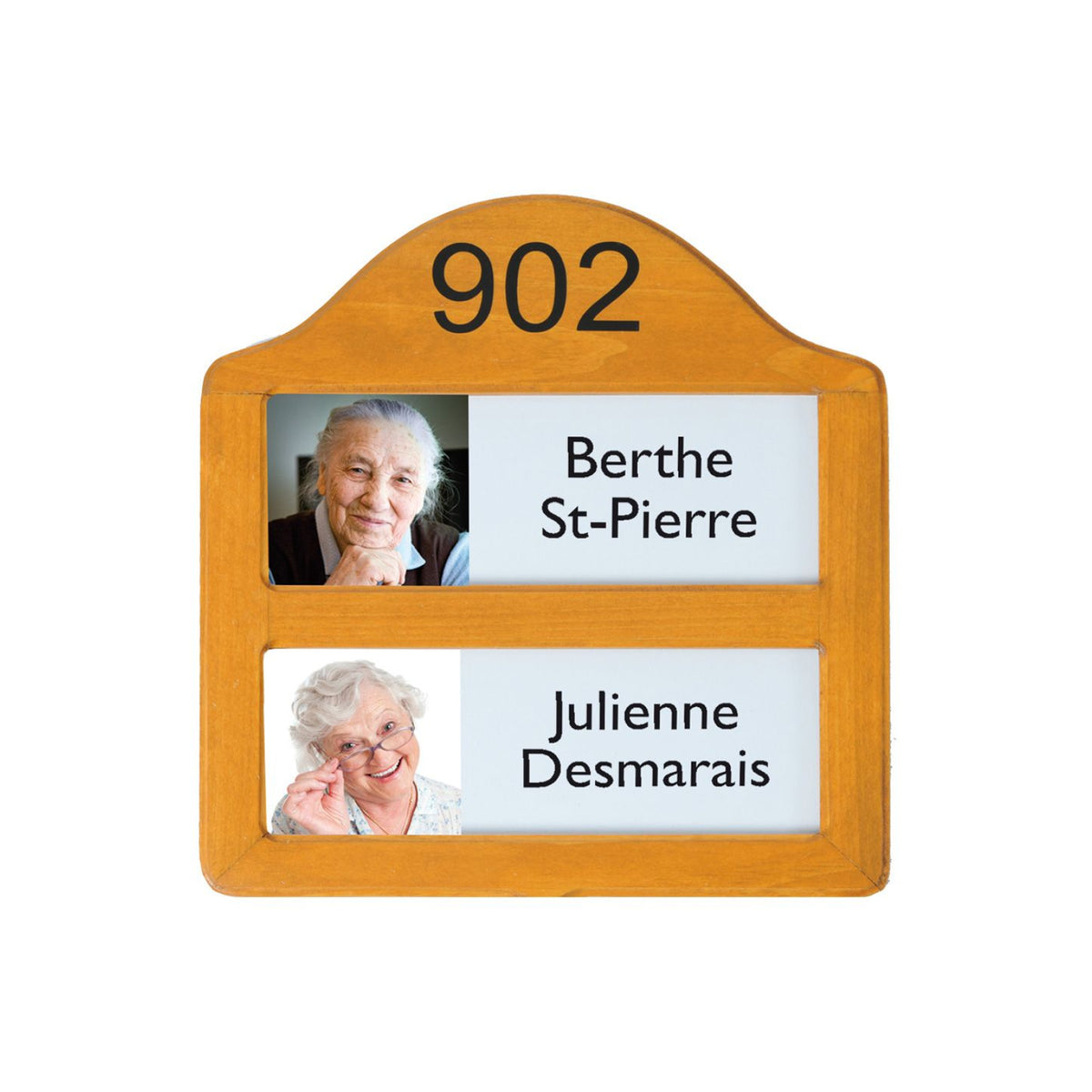 Plaque de chambre simple, vue 3