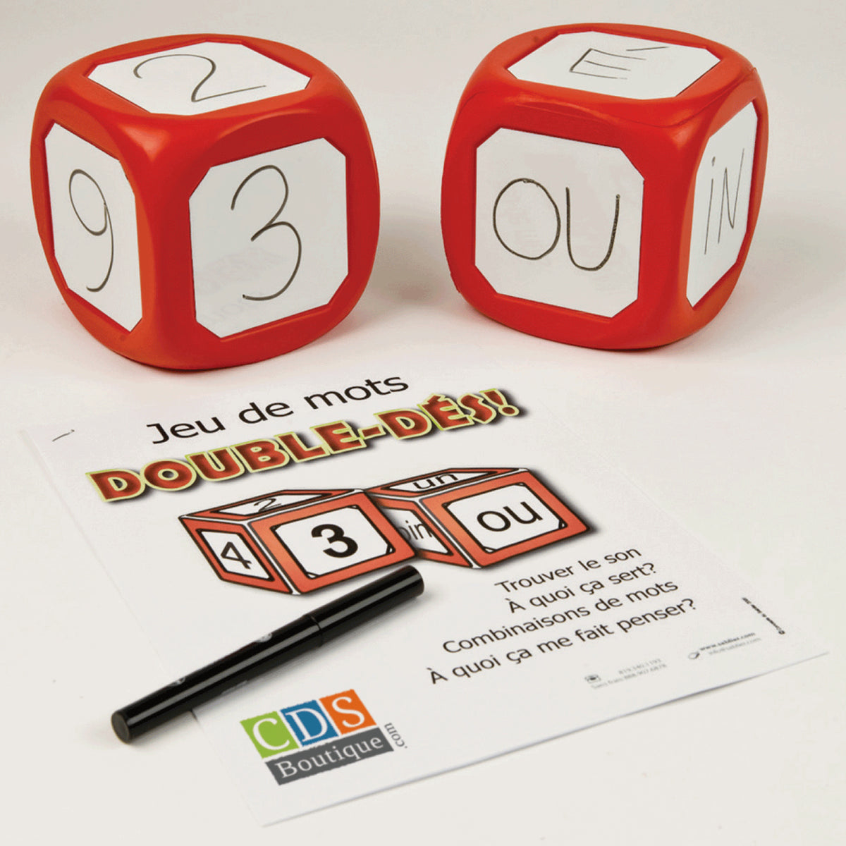 Jeu double-dé, version française
