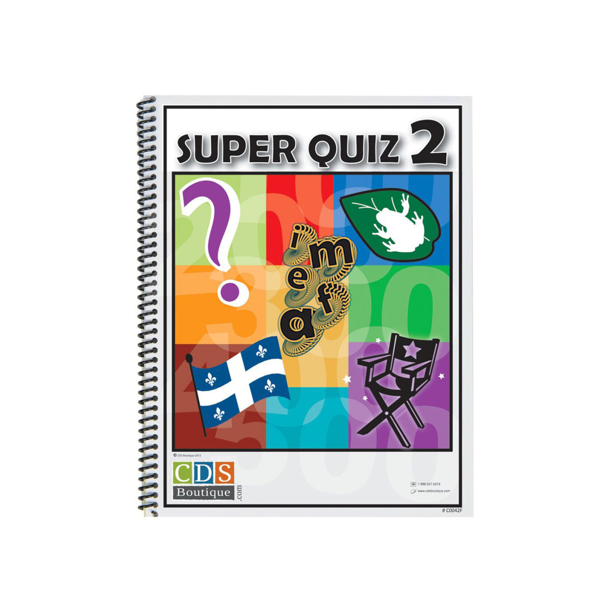 Cahier Super Quiz 2, version française