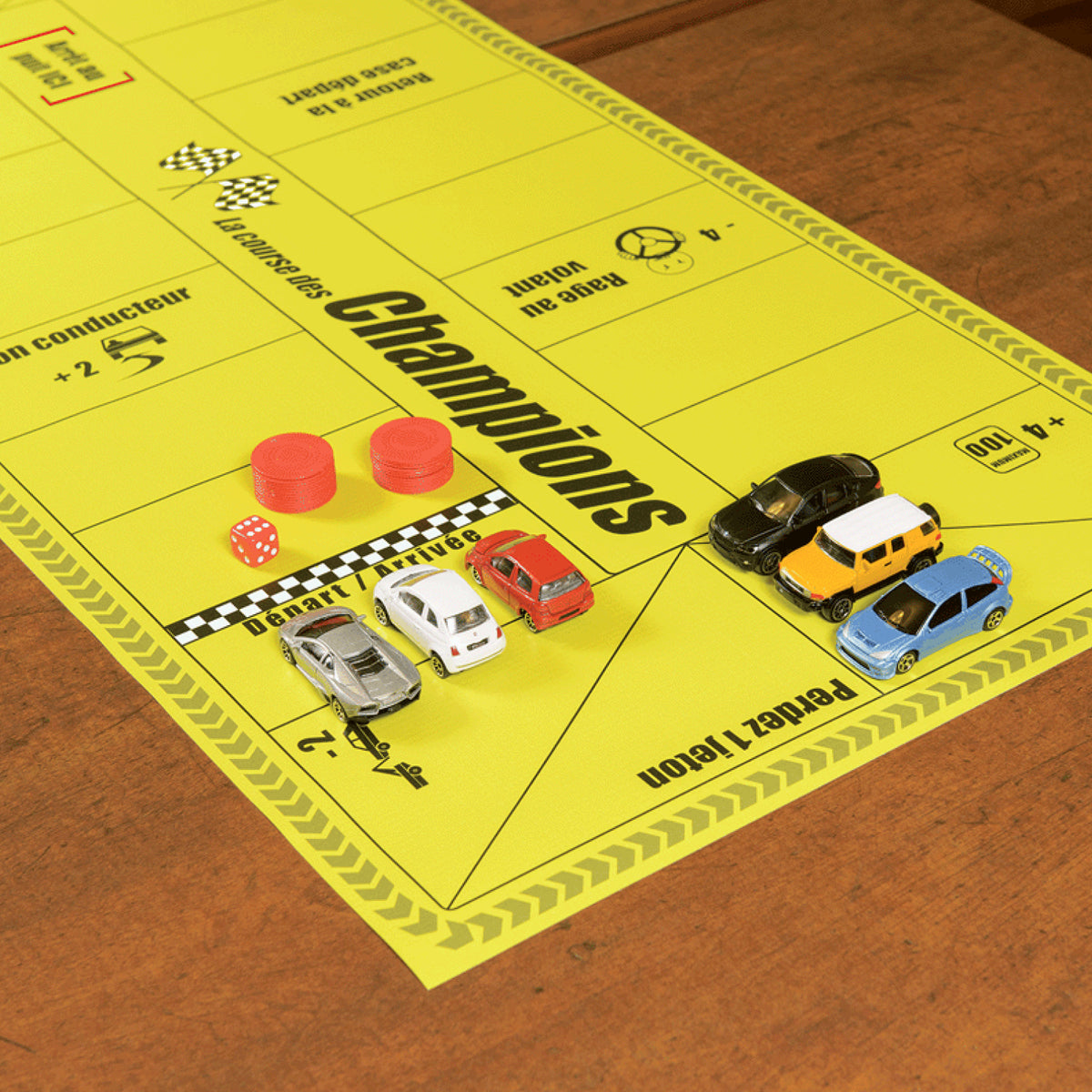 Tapis de jeu Course des Champions, version française