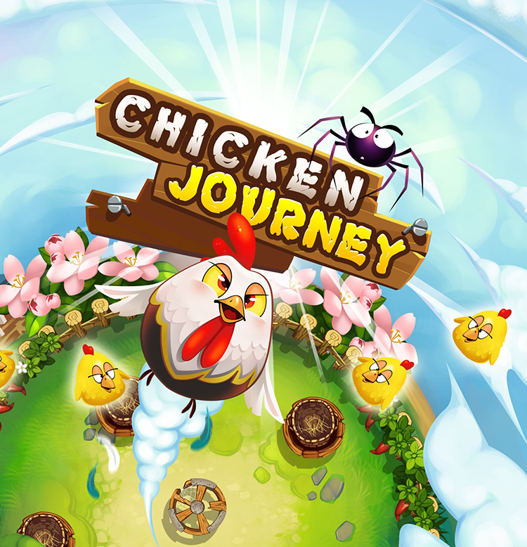 Jeu Chicken Journey - Obie jeu de mouvement pour aînés - Eyeclick